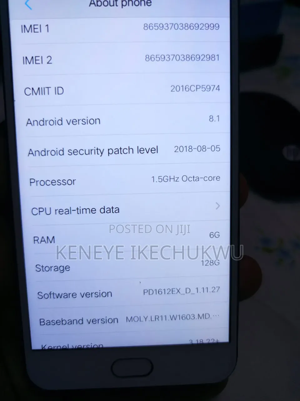 Vivo Y67 32 GB Silver