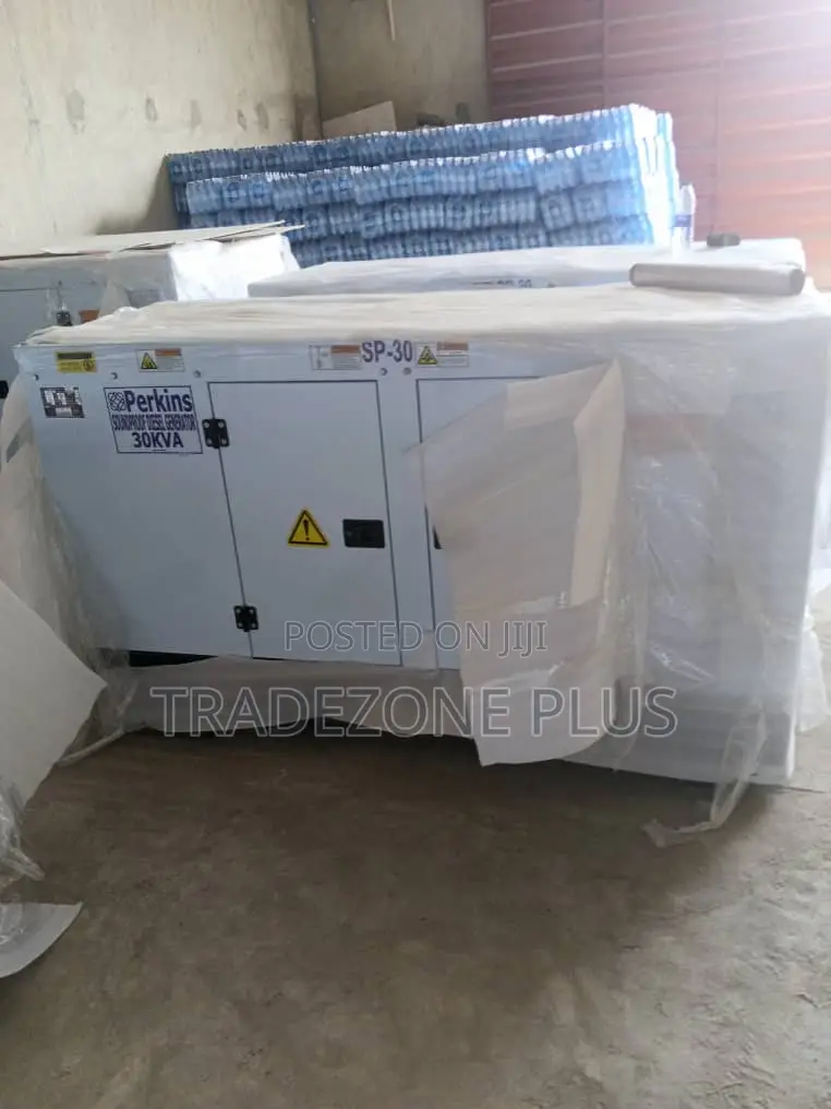 Perkins 30kVA Enclosed Generator Set – Ready for Use