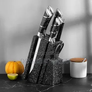Stainless Steel Quality 8pcs Marble Kitchen Kinfe