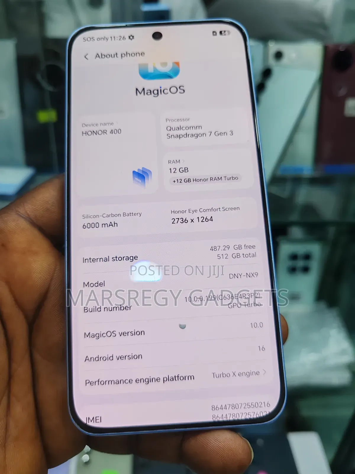 Honor 400 512 GB Blue