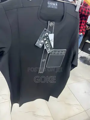 Black Native Wear,with a Touch of Deep Ash Embroidery
