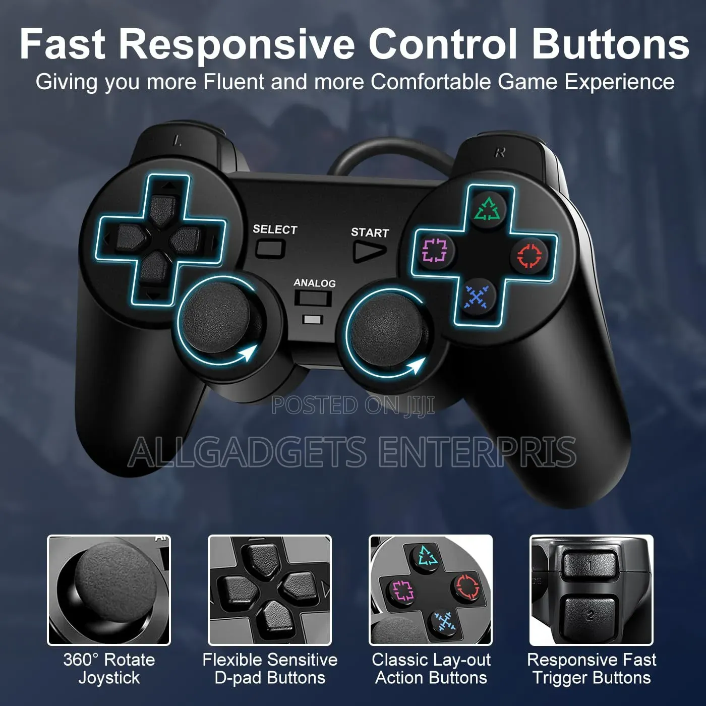 Wired Ps2 Controller