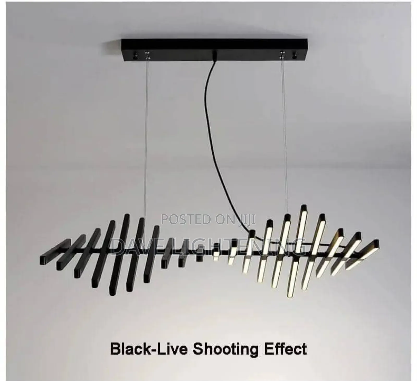 Modern Linear LED Pendant Chandelier