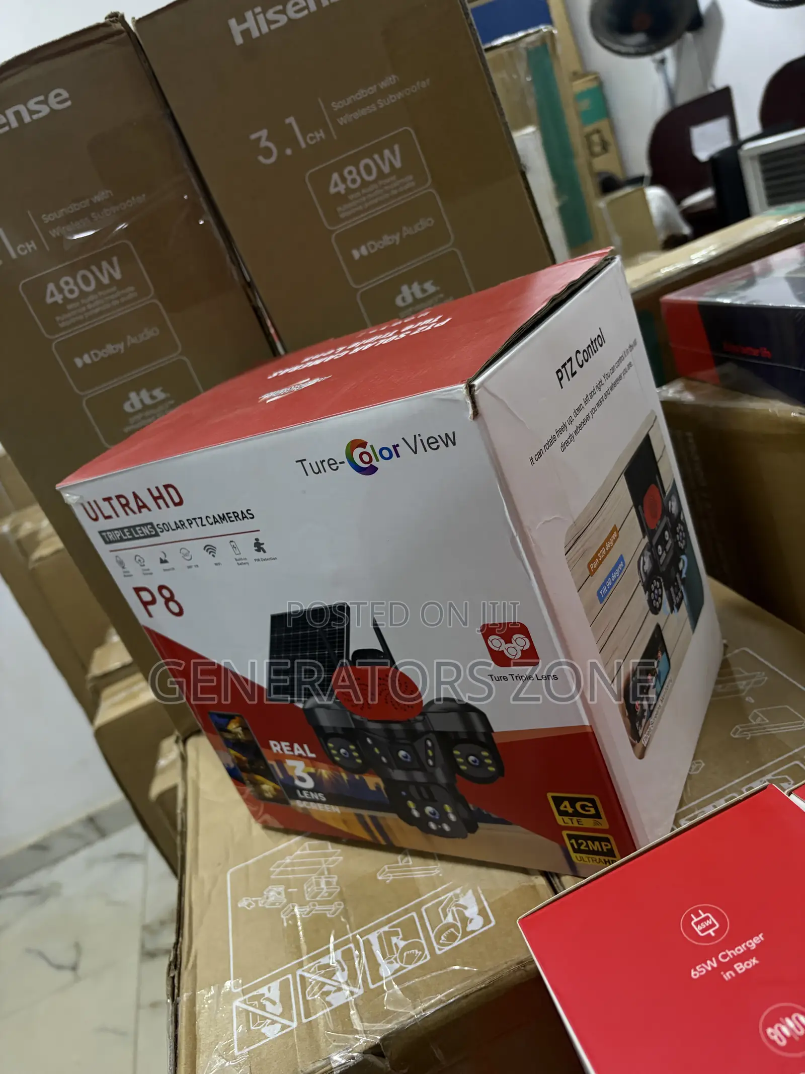 Color View Night Vision Solar PTZ Surveillance Camera