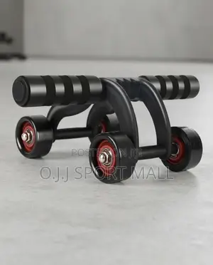 4-Wheel Workout Power Roller – AB Wheel for Core Training