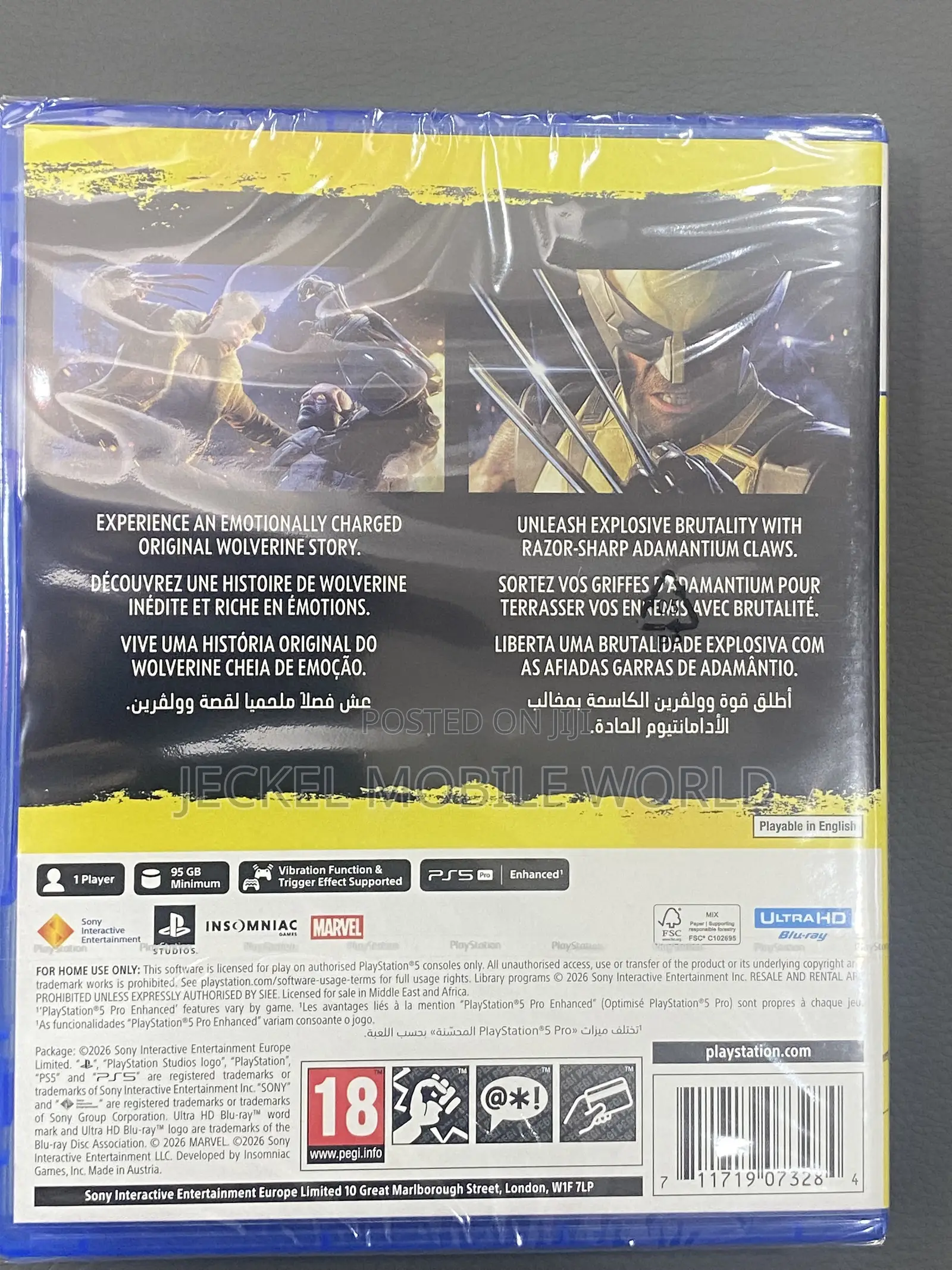 PlayStation 5 Marvel Wolverine