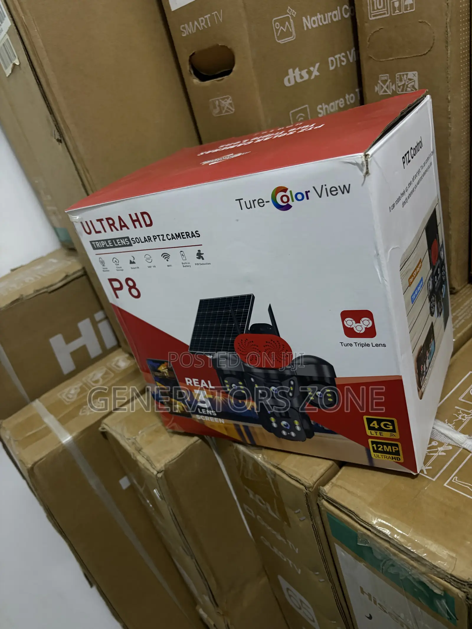 Intelligent Triple Lens Solar PTZ Camera