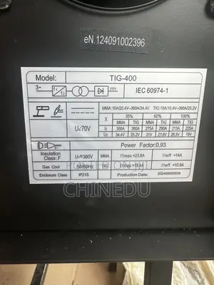 EDON TIG-400 Welding Machine