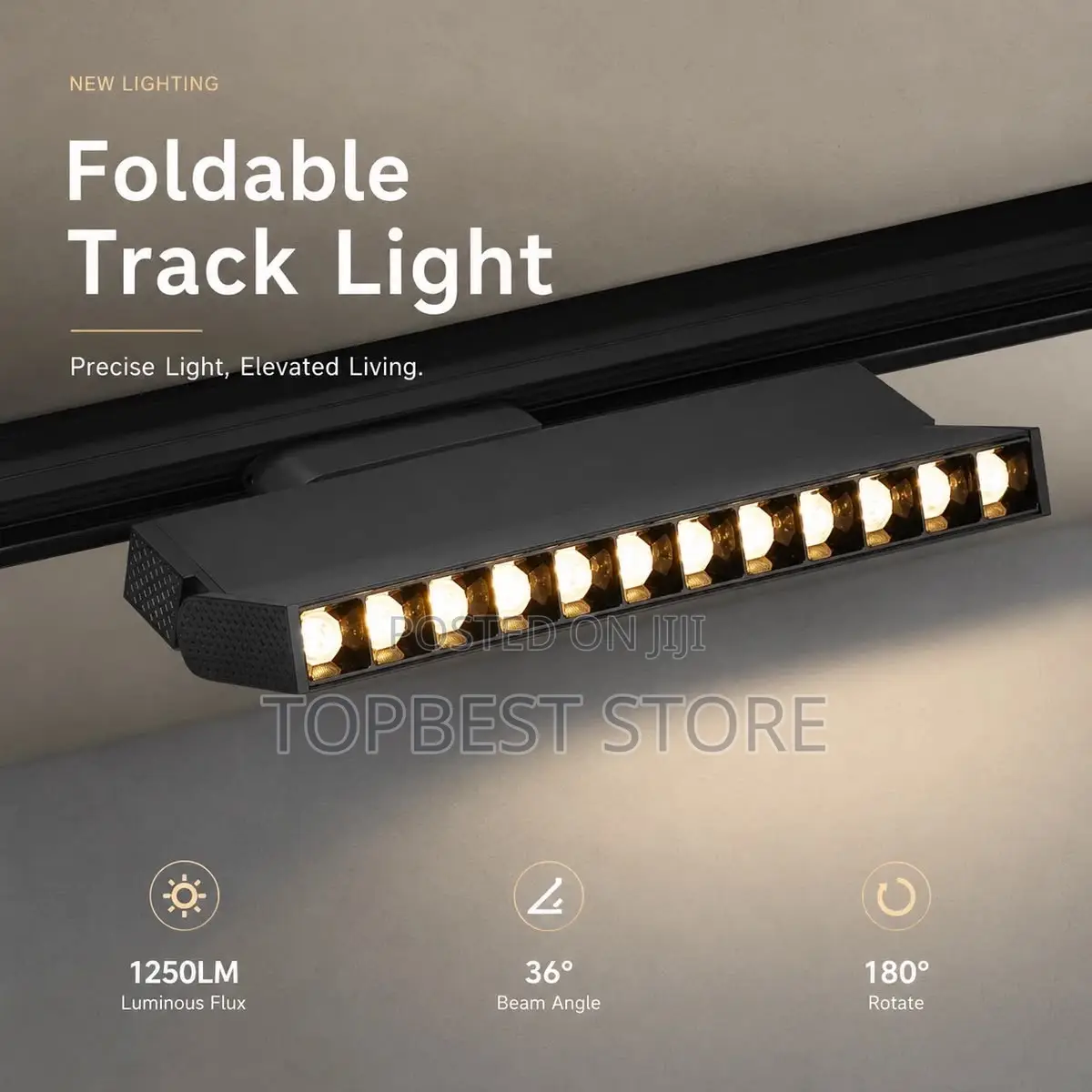 Magnetic 12eye Grill Light Folding