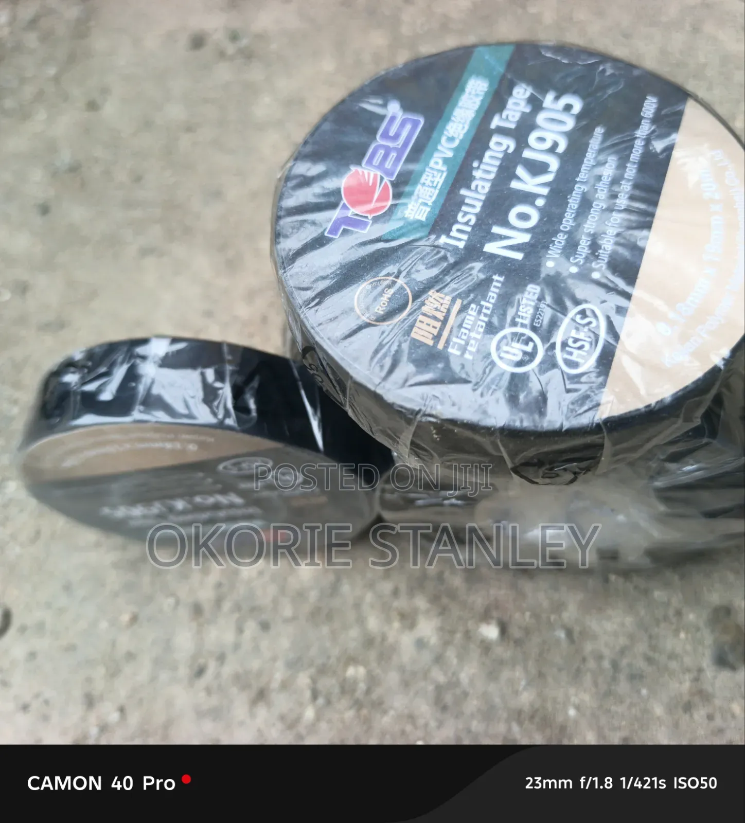 Big Black Installation Tape