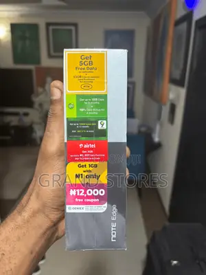 New Infinix Note Edge 256 GB Silver