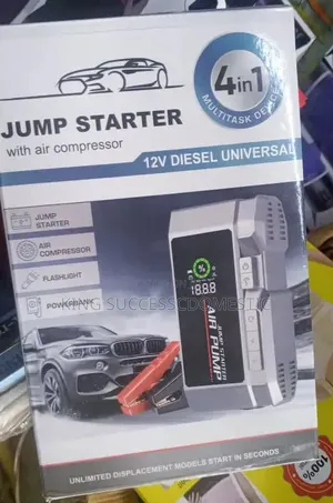 In-1 Multi-Task Jump Starter With Air Compressor