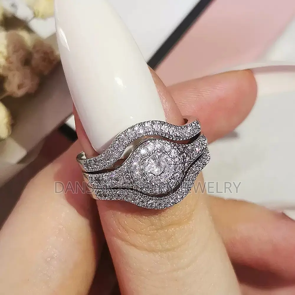 3-Piece Combination Royal Wedding Ring