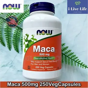 Now Foods Maca 500 Mg 250 Capsules