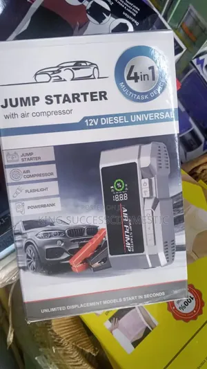 In-1 Multi-Task Jump Starter With Air Compressor