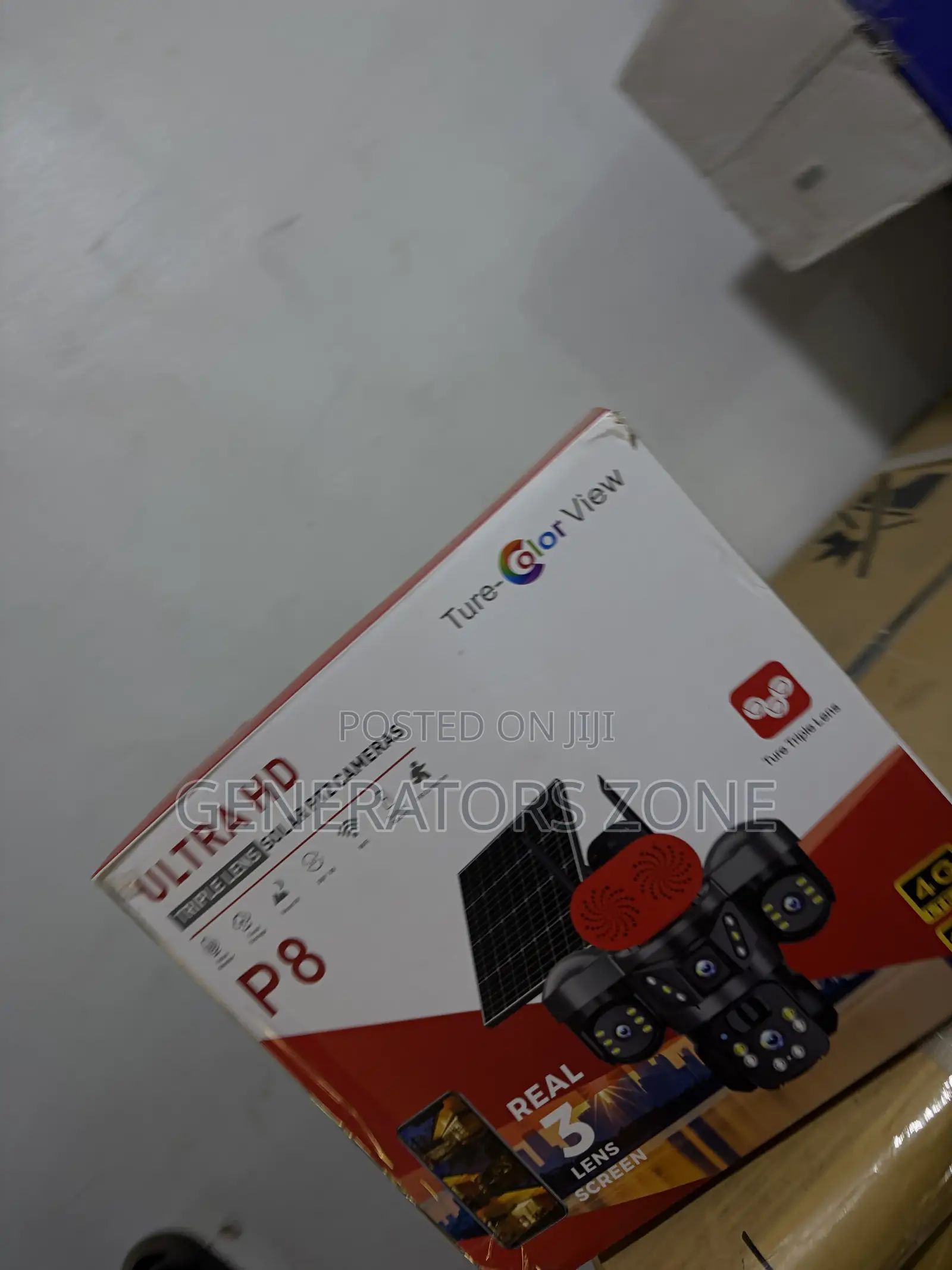 360° PTZ Ultra HD Solar Camera With Triple Lens
