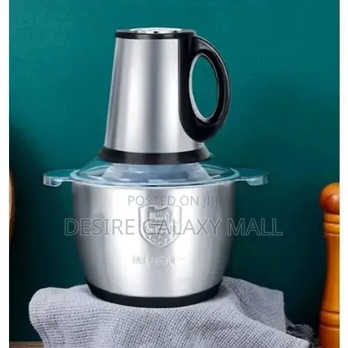 Stainless Steel Electric Food Processor and Yam Pounder