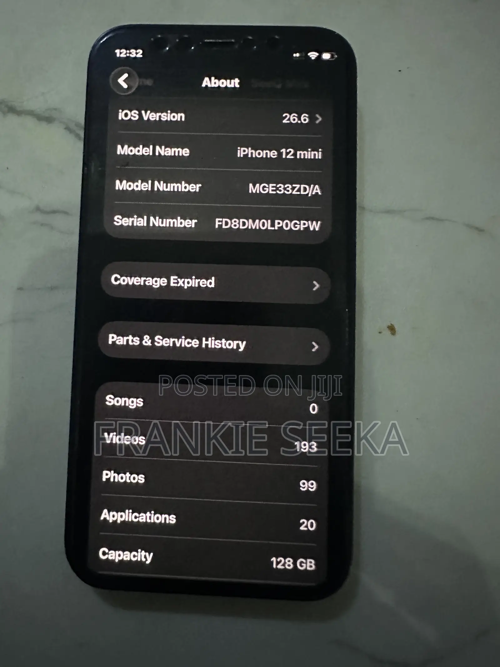 Apple iPhone 12 mini 128 GB Black