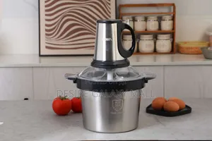 Stainless Steel Electric Food Processor and Yam Pounder