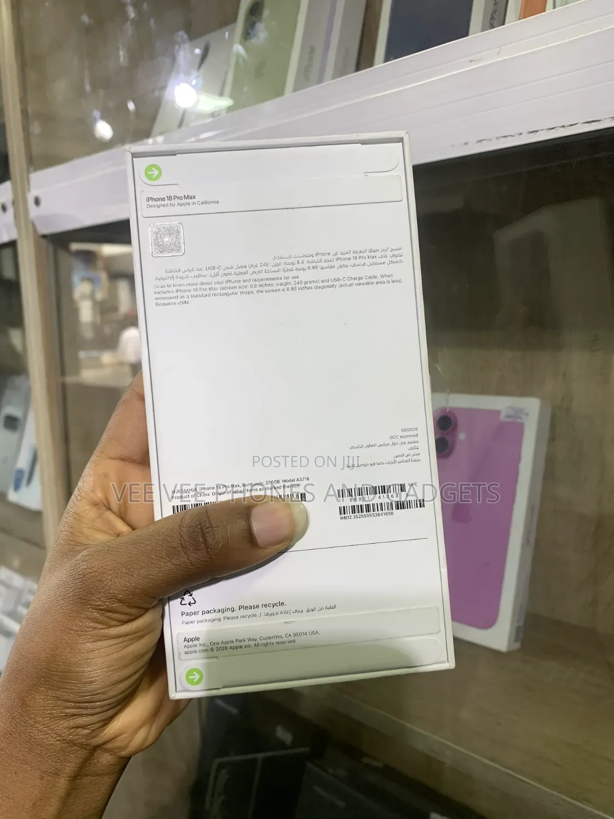 New Apple iPhone 18 Pro Max 256 GB Purple