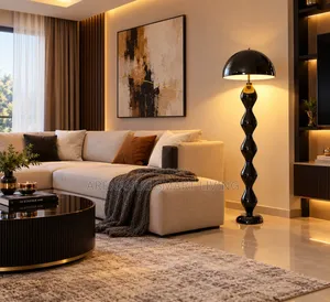 Scandi Macaron Floor Lamp Simple Dimmable Mushroom Lamp Living