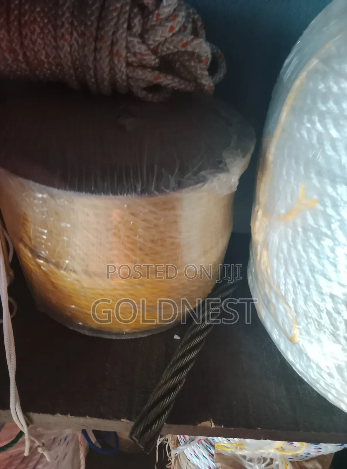 Yellow Polypropylene Strapping Rope