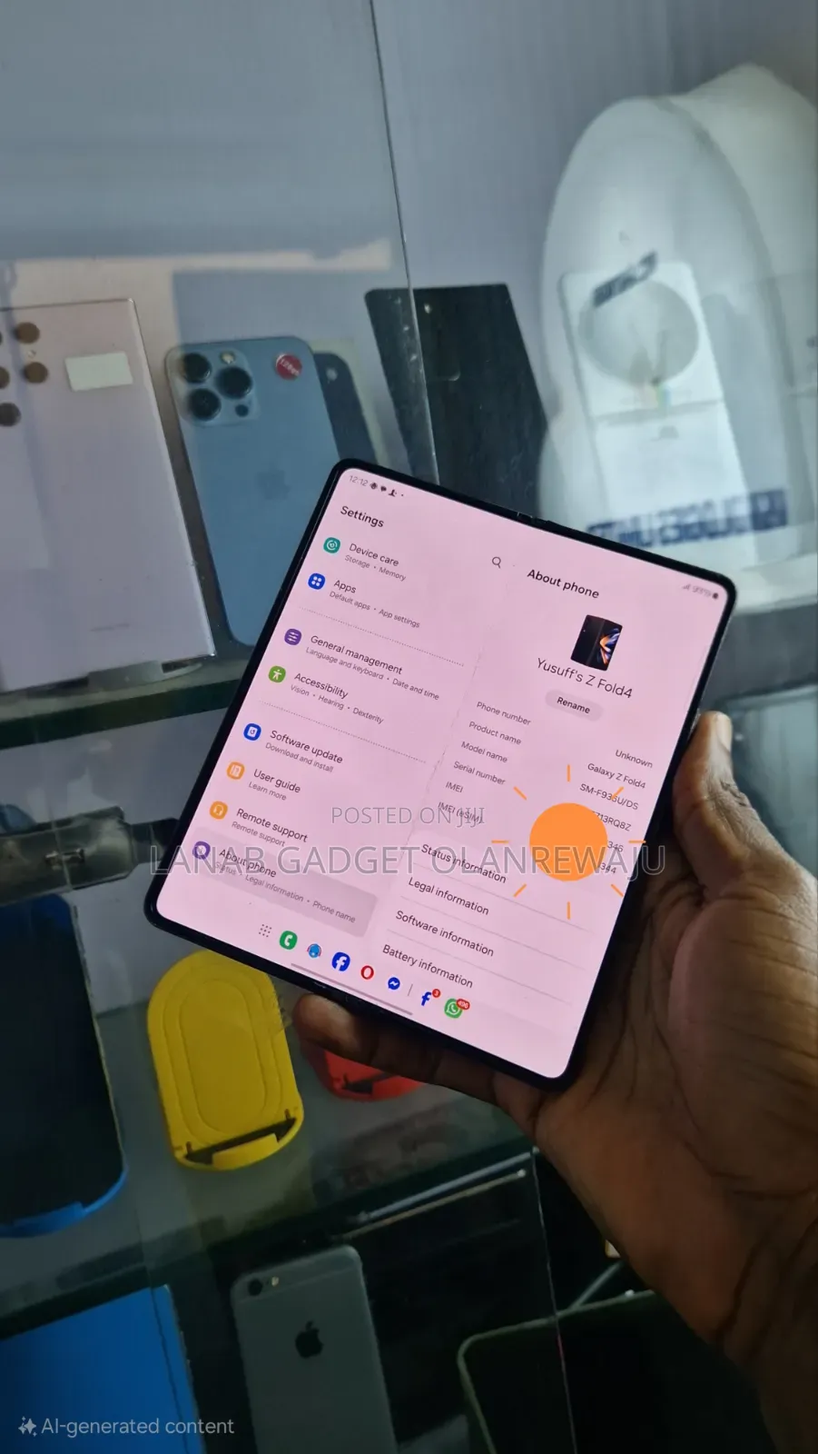 Samsung Galaxy Z Fold4 256 GB Black
