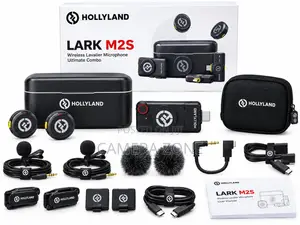 HOLLY LAND LARK M2S Wireless Microphone With Noise Cancellation.