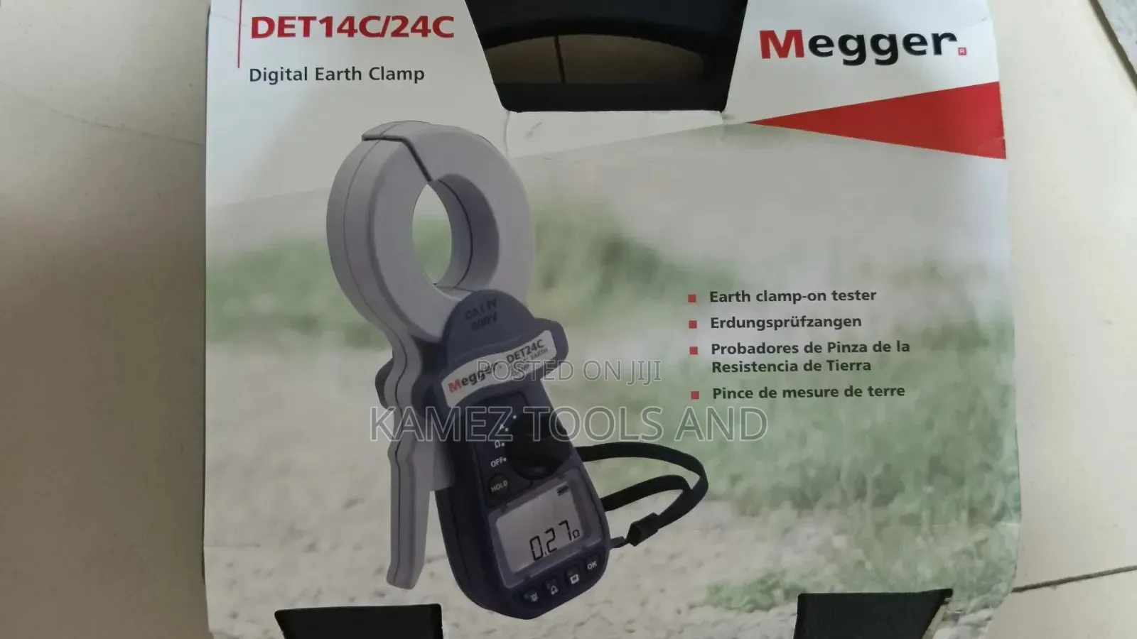 Megger DET14c Digital Earth Clamp Tester