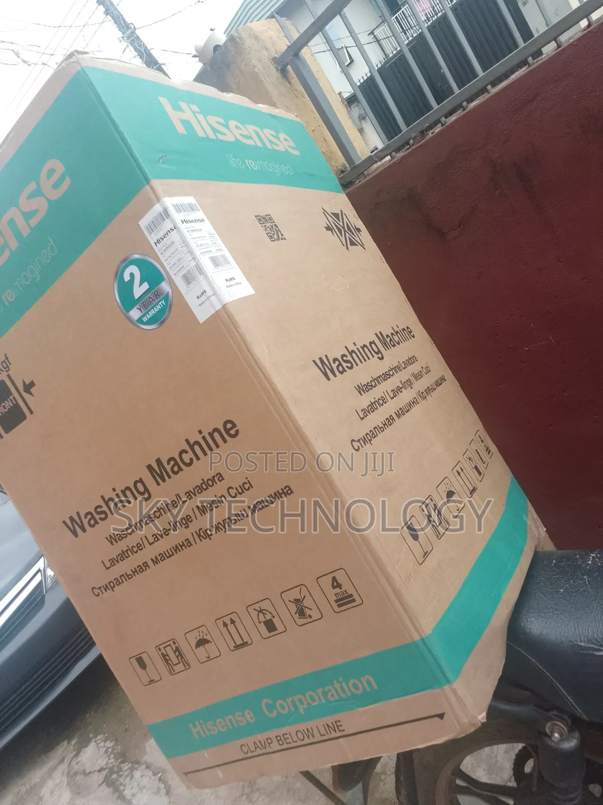 Hisense 9KG Automatic Top Loader – Large Capacity Washer