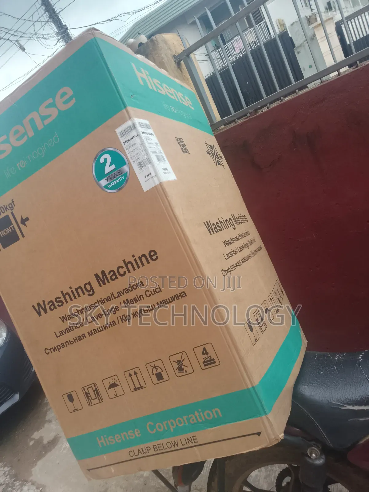 Hisense 9KG Fully Automatic Washing Machine – Durable Energy Efficient