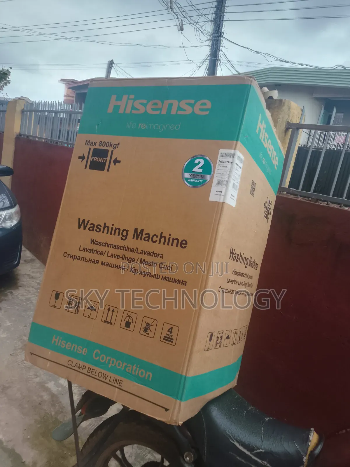 Hisense 9KG Fully Automatic Washing Machine – Durable Energy Efficient