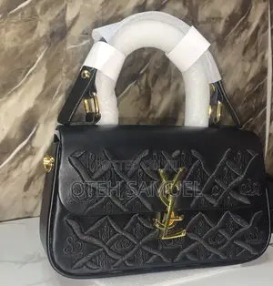 Elegant YSL Logo Ladies Handbag