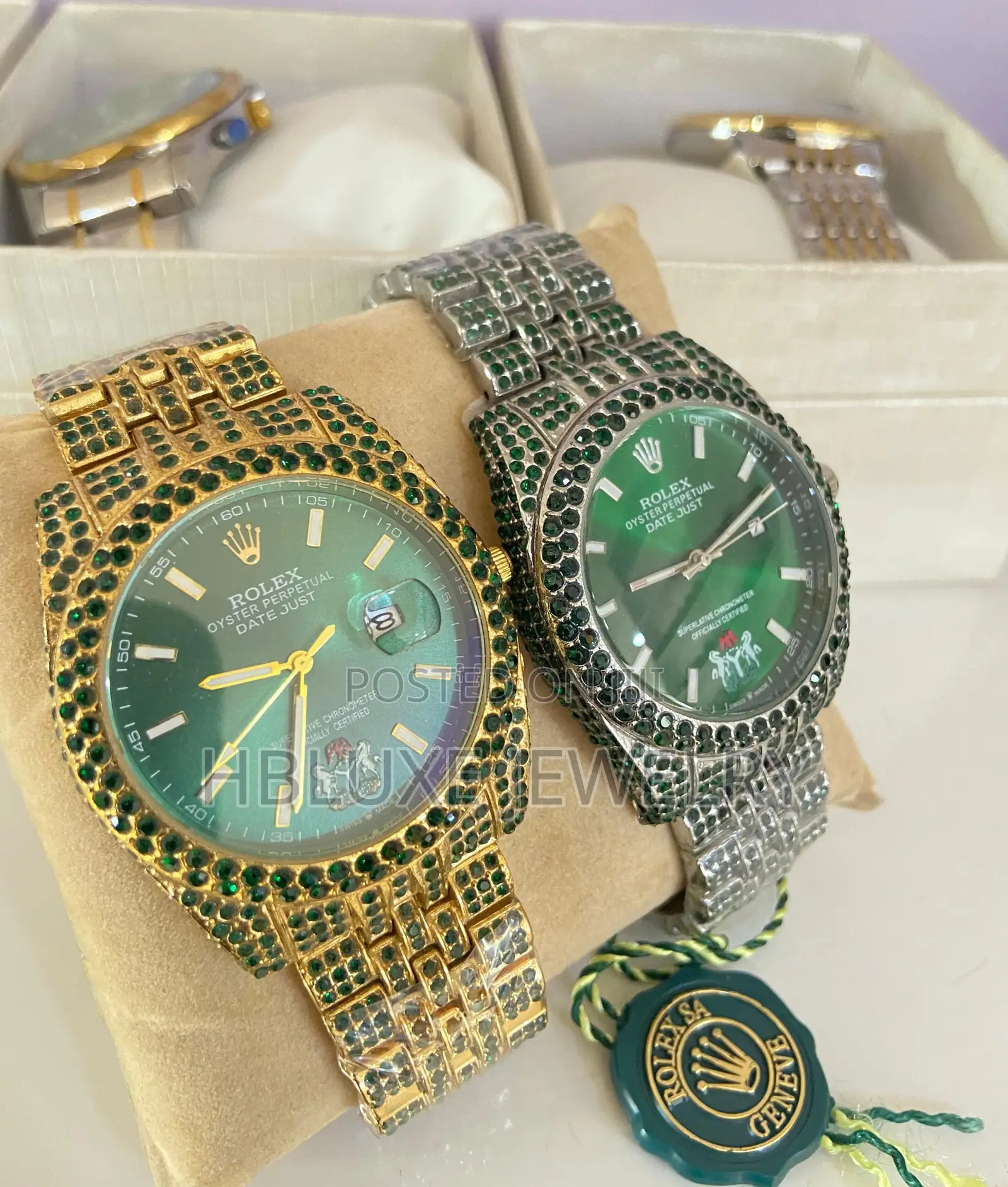 Stone Rolex Watch