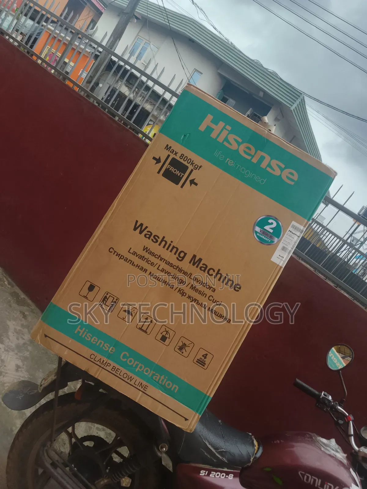 Hisense 9KG Top Load Washing Machine – Powerful Cleaning Performance