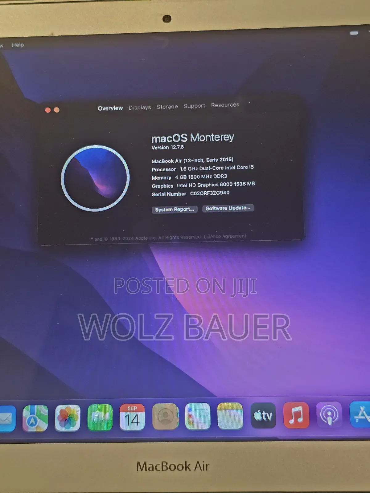 Laptop Apple MacBook 2015 4GB Intel Core i5 SSD 128GB