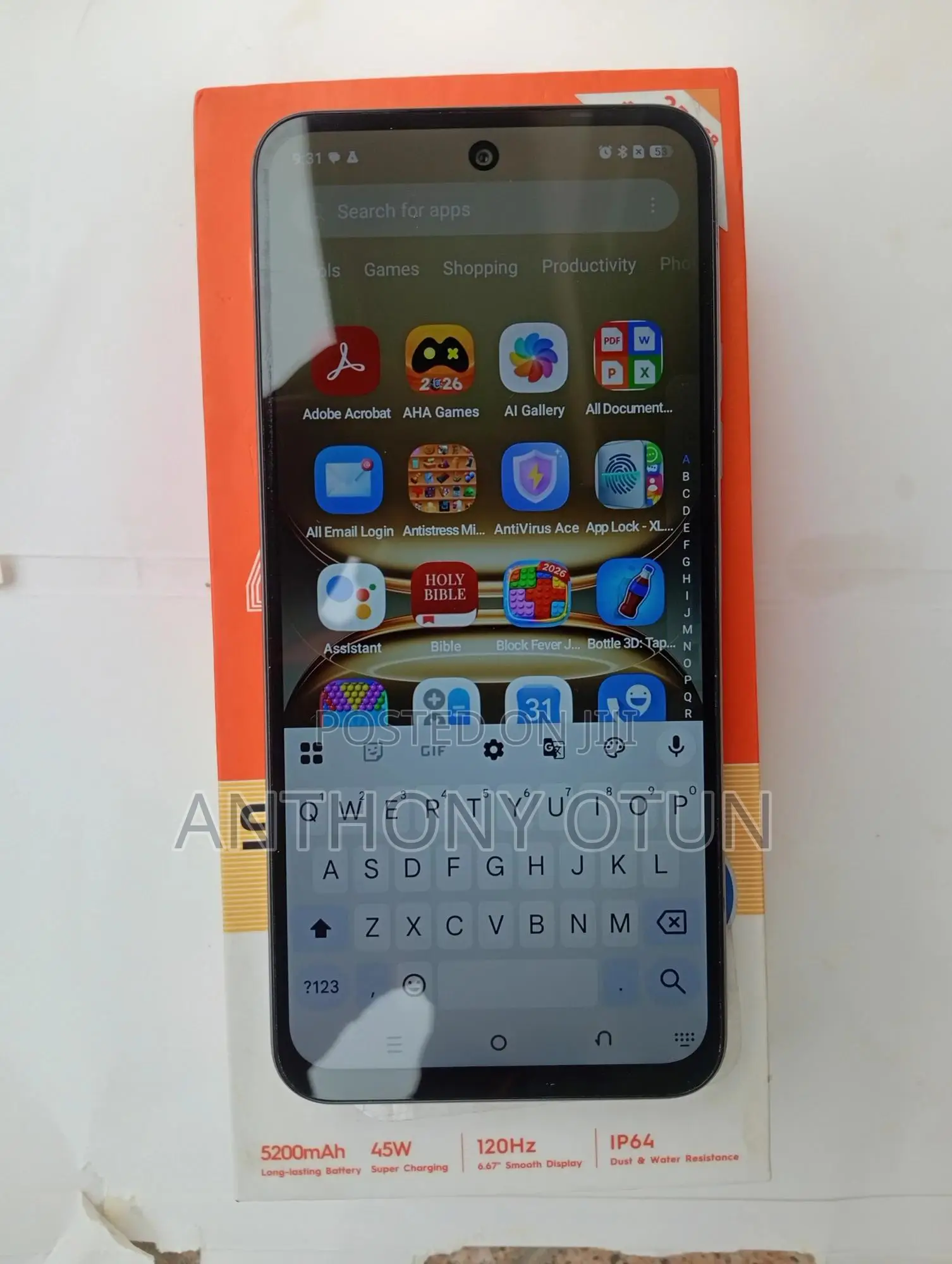 Tecno Spark 40 256 GB Silver