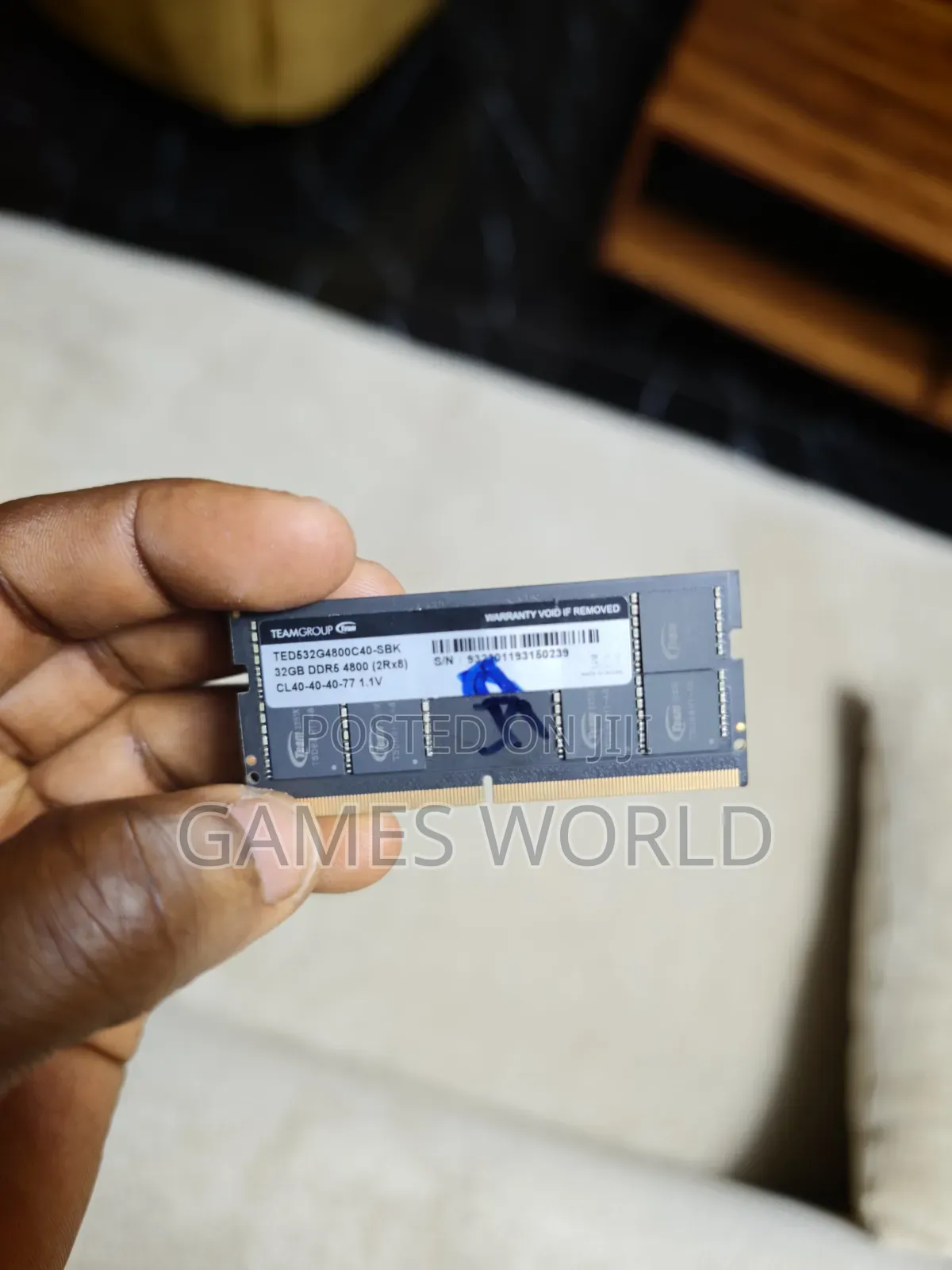 32gb DDR5 4800Mhz Ram