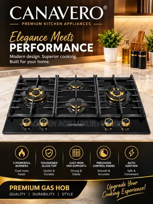 Canavaro Brass 4 Burner Italian Gas Hub