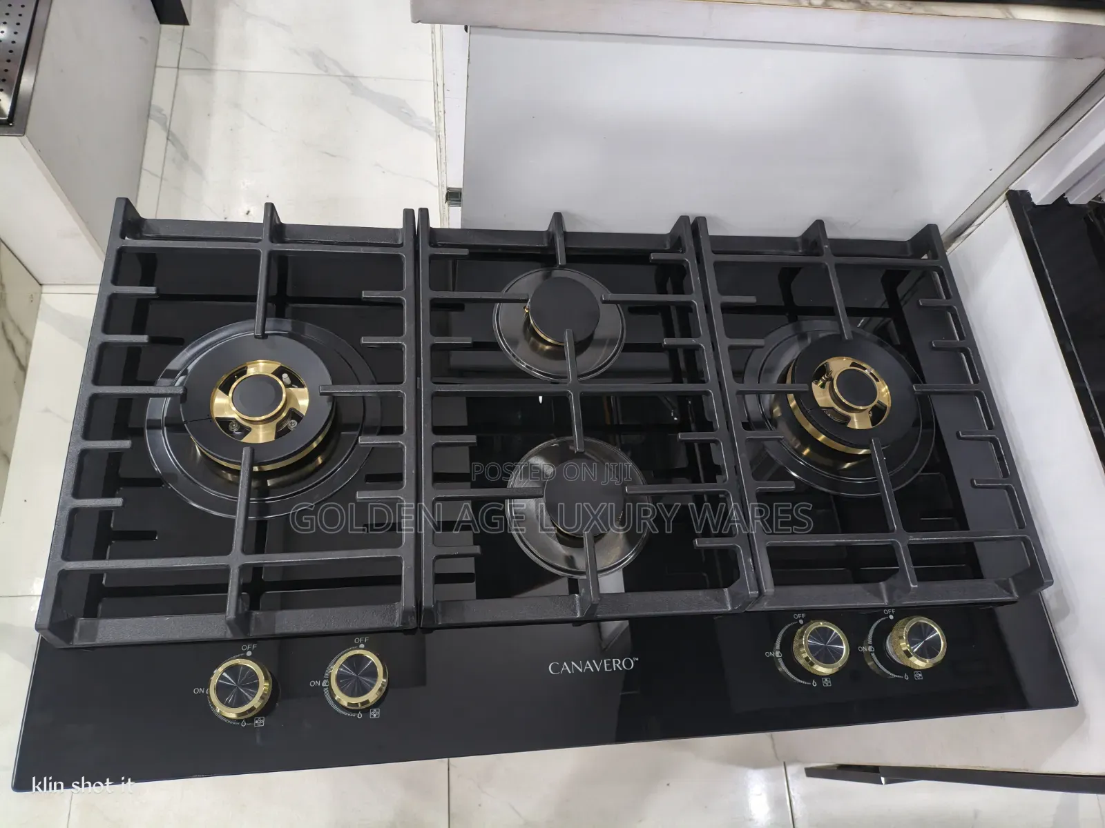 Canavaro Brass 4 Burner Italian Gas Hub