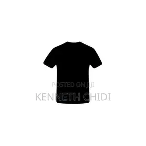 100% Cotton PLAIN Black T-Shirt/Unisex Polo