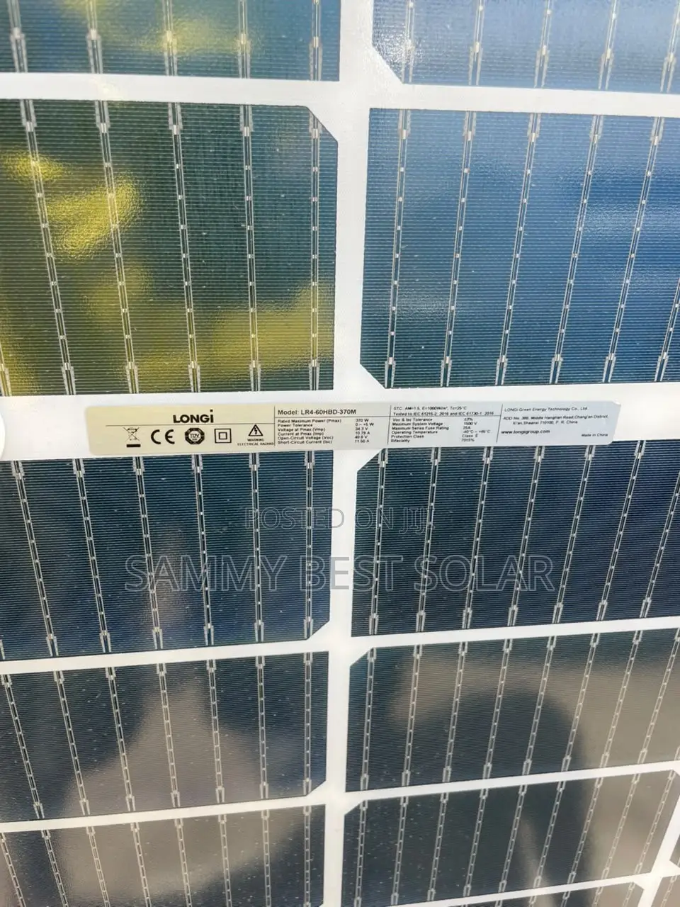 Longi Bifacial 450w Solar Panel