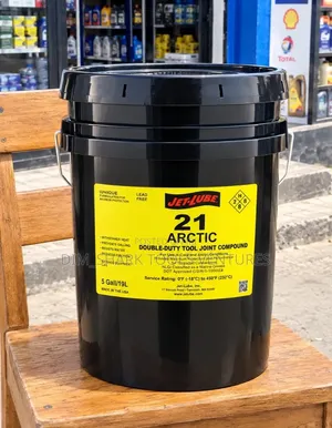 (19-Liter) Black Plastic Pail of Jet-Lube 21 Arctic