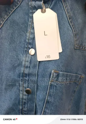 Female Jean Jacket, Jean and Polyester Trousers