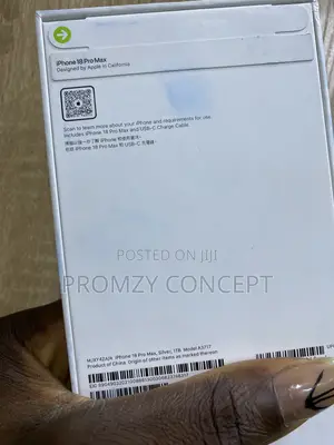 New Apple iPhone 18 Pro Max 1 TB Silver