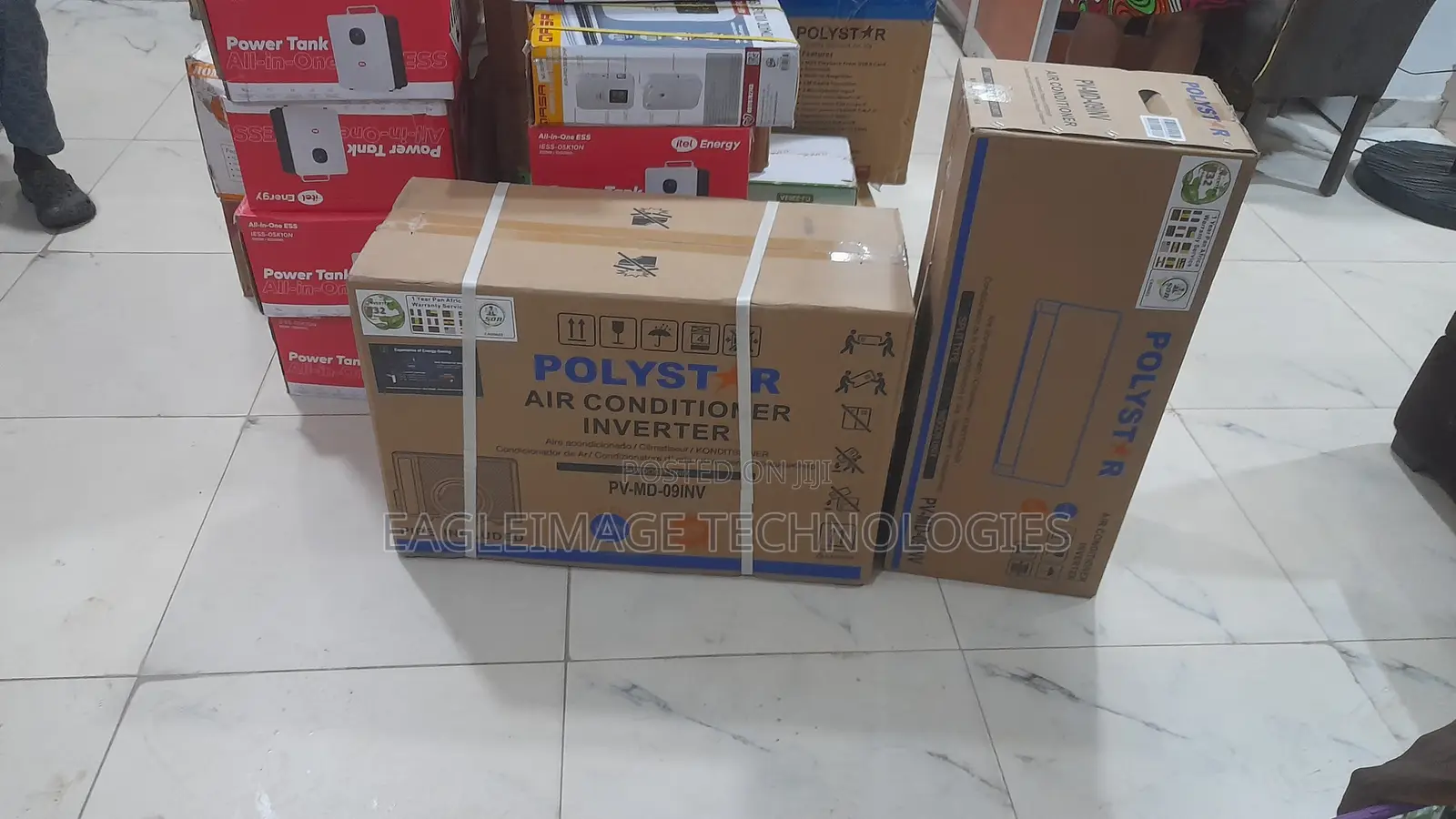 High Capacity Polystar PV-MD-09-INV Split AC