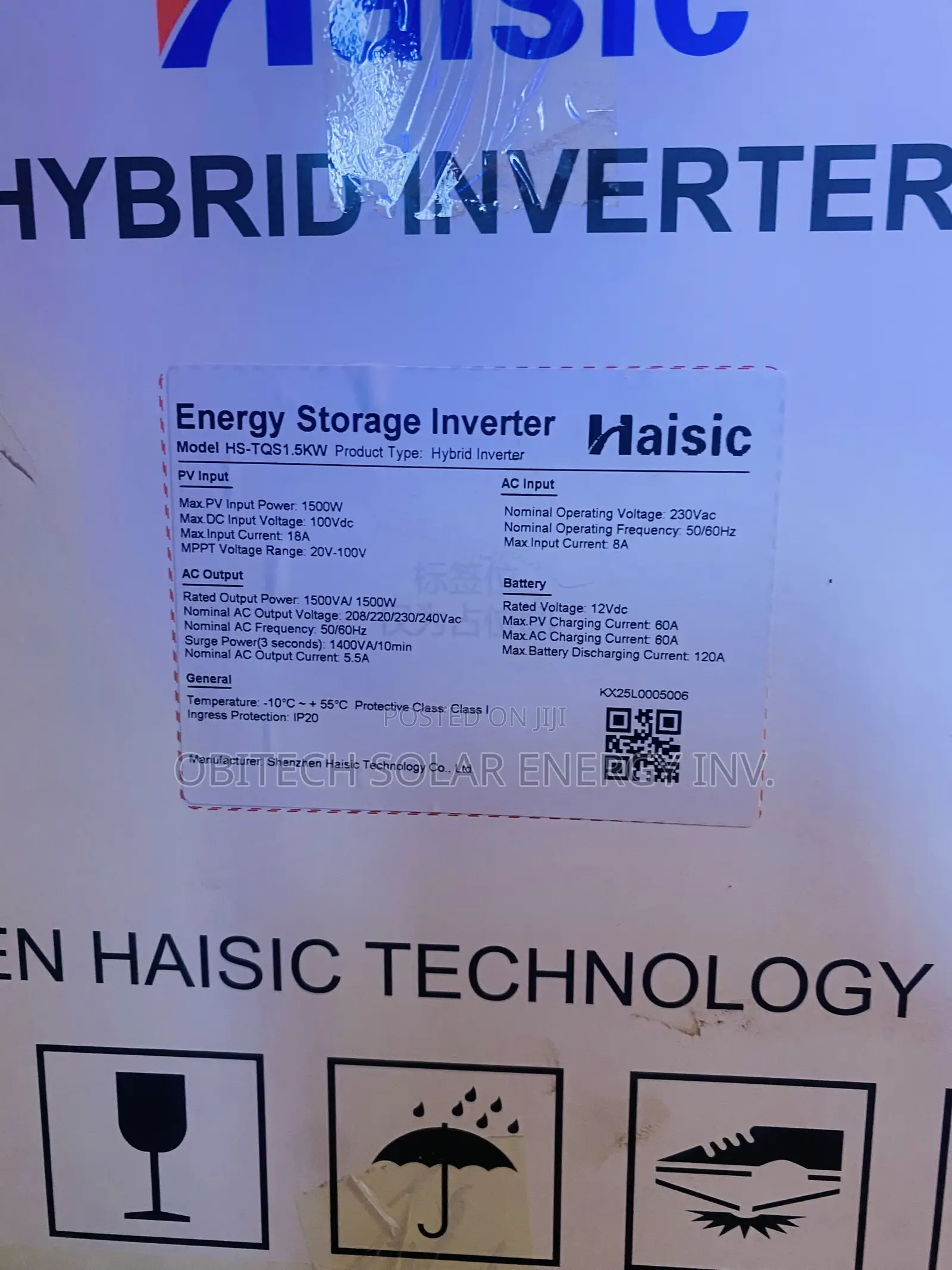 4kwh/1.5kva All in One Haisic