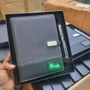 Rechargeable Executive Diary Notebook With LED Light Pe