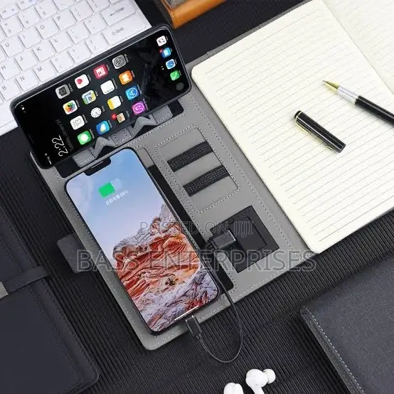 Rechargeable Executive Diary Notebook With LED Light Pe