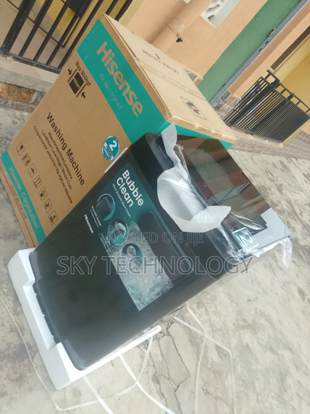 Hisense 9KG Top Loader Washing Machine – Smart Wash Technology